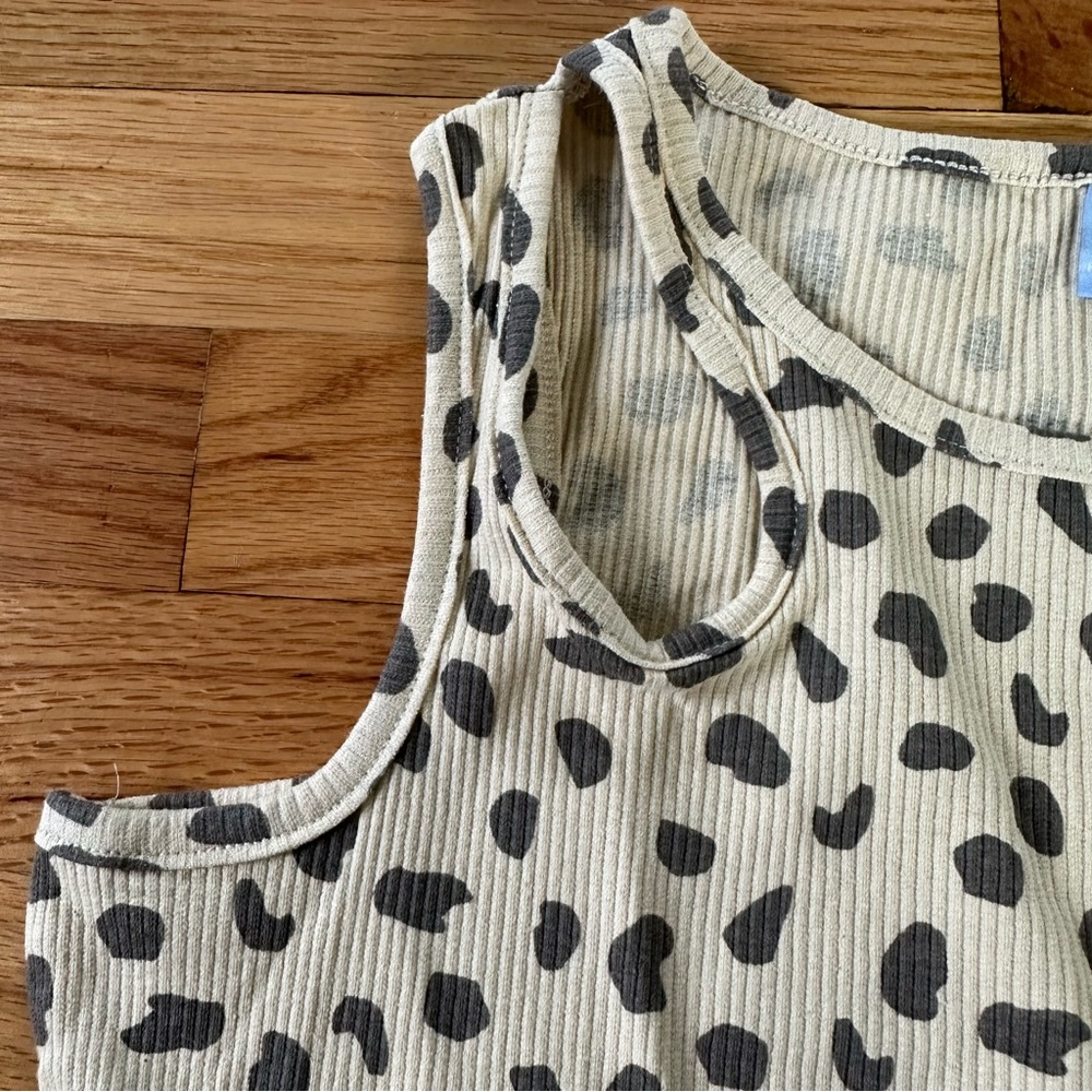 NWT Hollywood The Jean People Animal Print Tank Top Sz L 14 - Picture 4 of 8